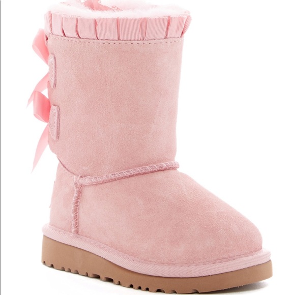 SOLD UGG | Bailey Bow II Ruffles Boot Baby Pink 10 - Picture 9 of 9